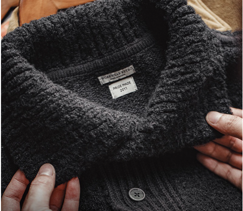 Thermal Lapel Sweater