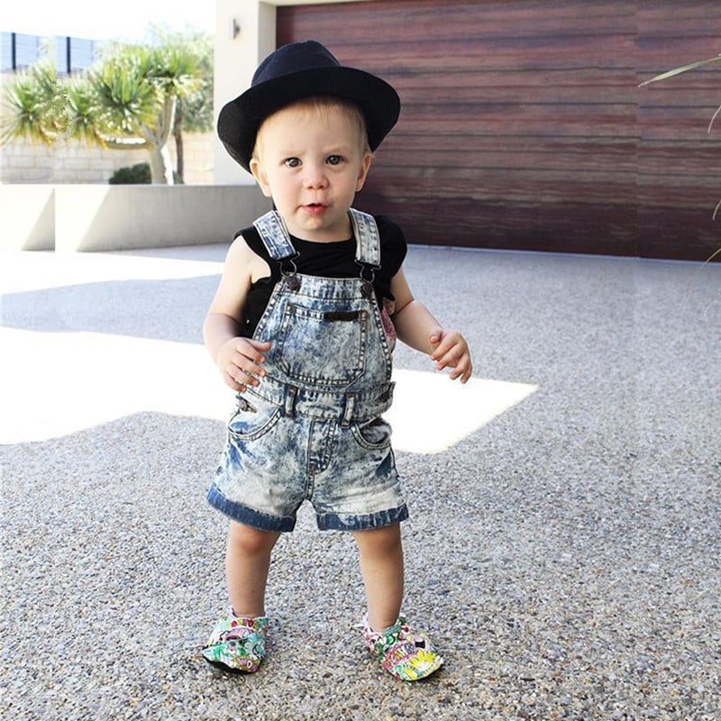 Kids' Denim Overalls