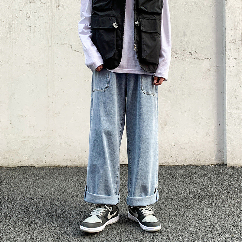 Cropped Straight Jeans