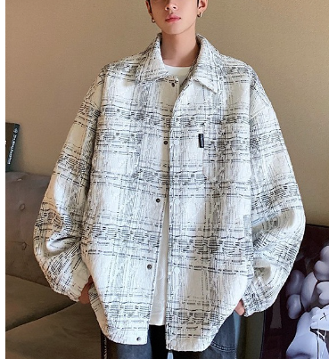 Frayed Double-Breasted Jacket