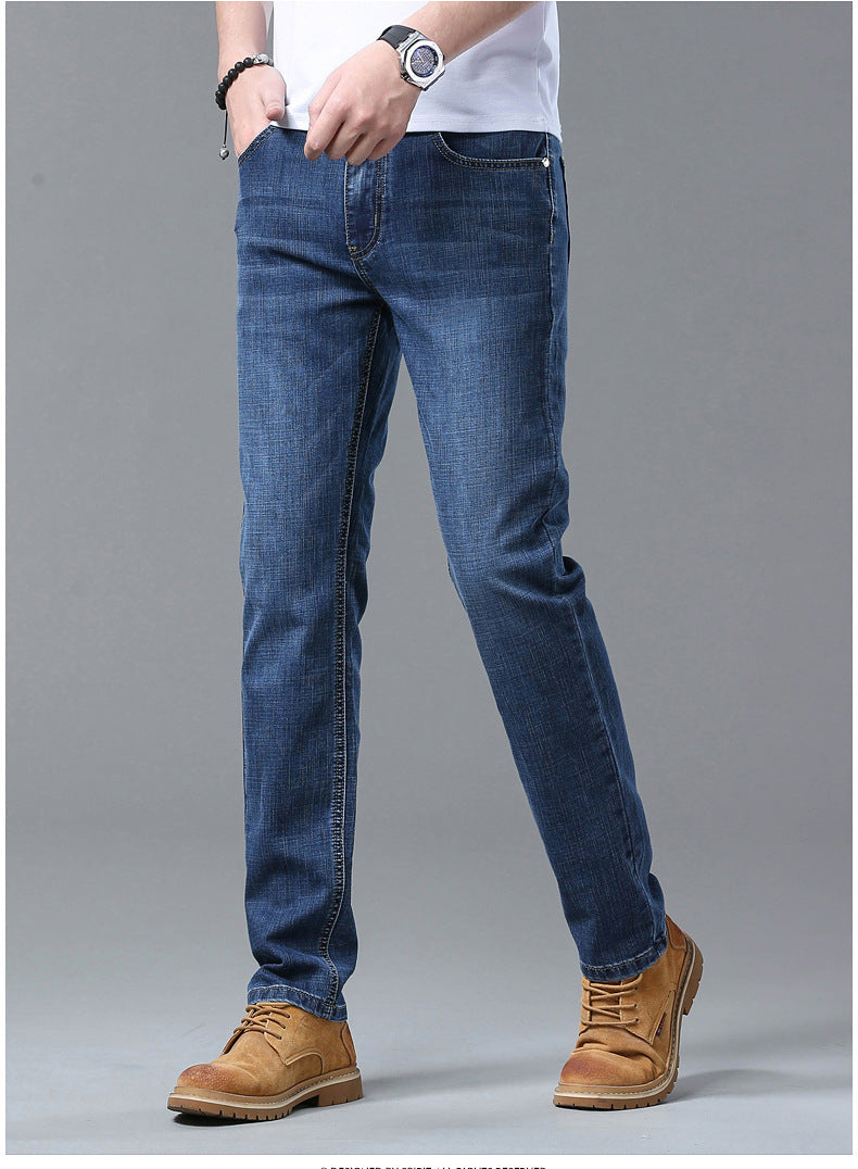 Slim Straight Stretch Jeans
