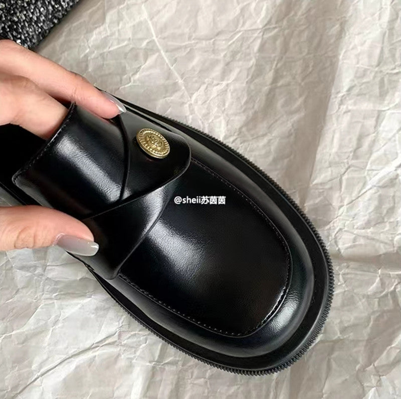 Penny Loafers with Low Heel