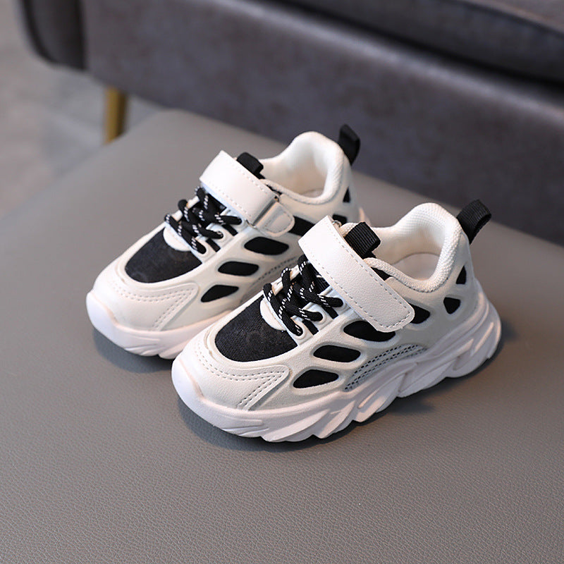 Boys' Leather Court Sneakers