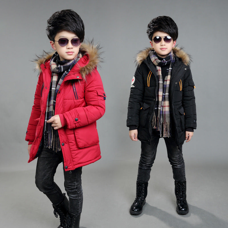 Kids' Hooded Padded Coat