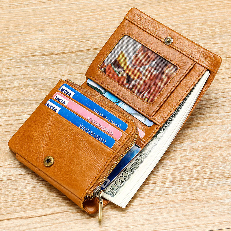 Men's Vintage Trifold Wallet