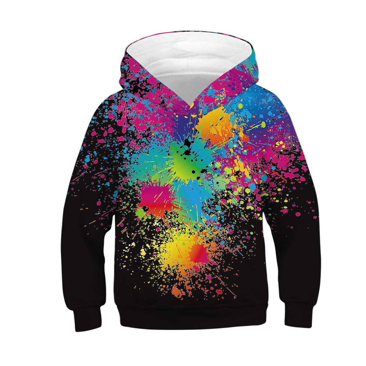Kids' Printed Hooded Sweater