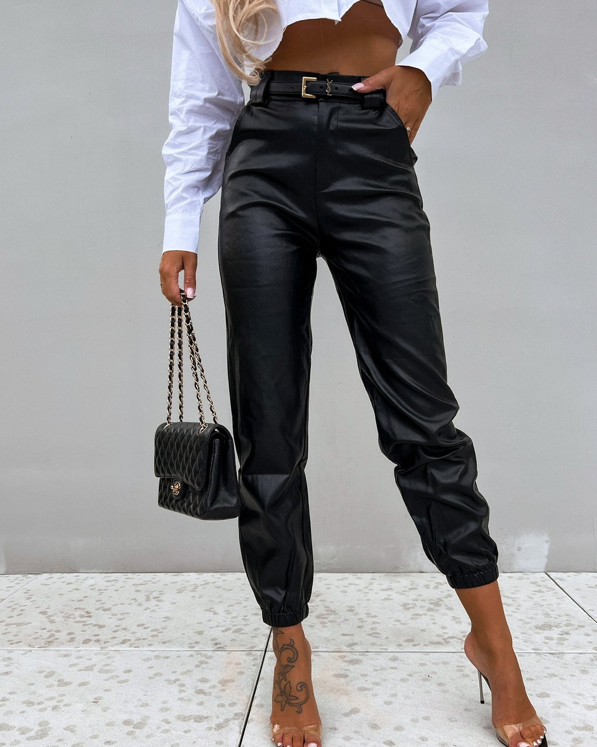 PU Leather Pants