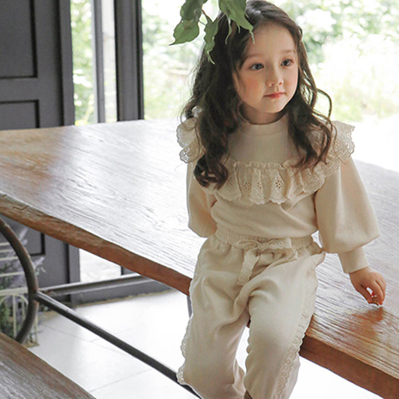 Girls' Ruffle Sweater
