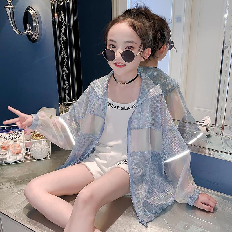 Kids' Hooded Shirt Jacket