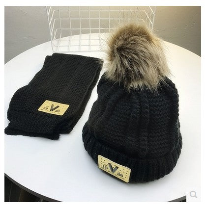 Kids' Fleece Hat & Scarf Set