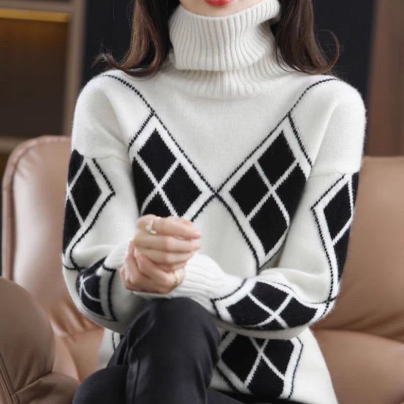 Knitted Turtleneck Pullover