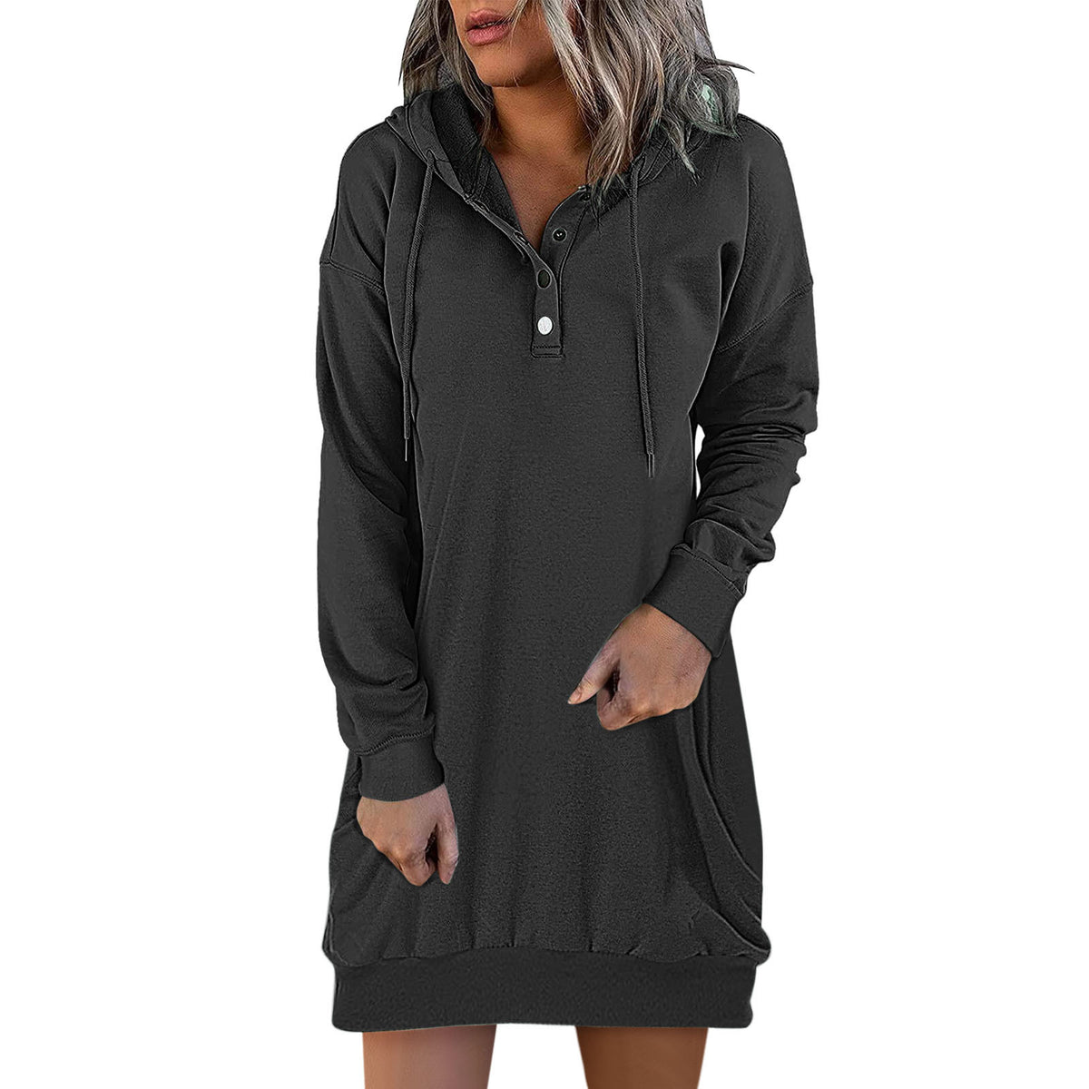 Drawstring Hooded Sweater