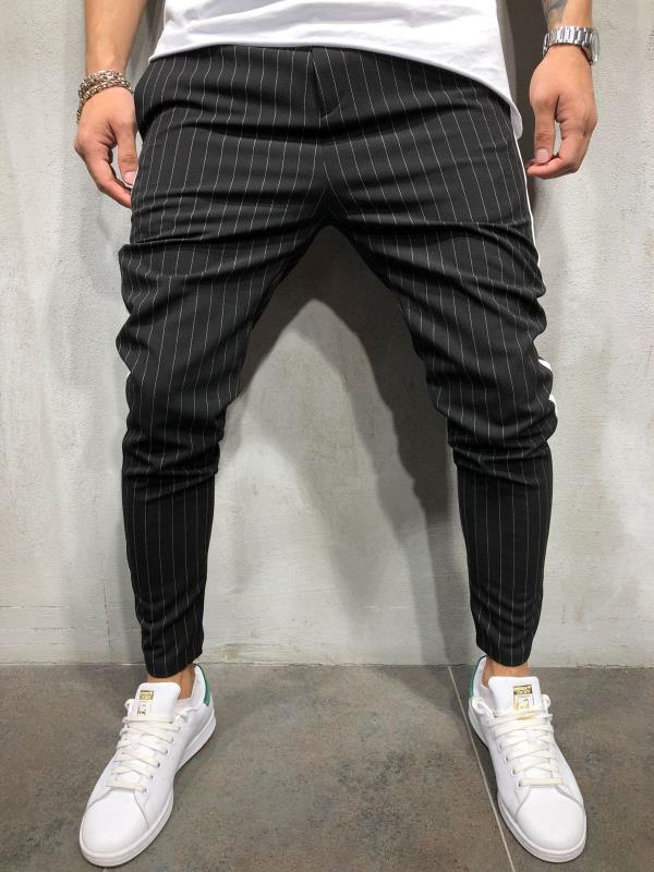 Striped Colorblock Pants