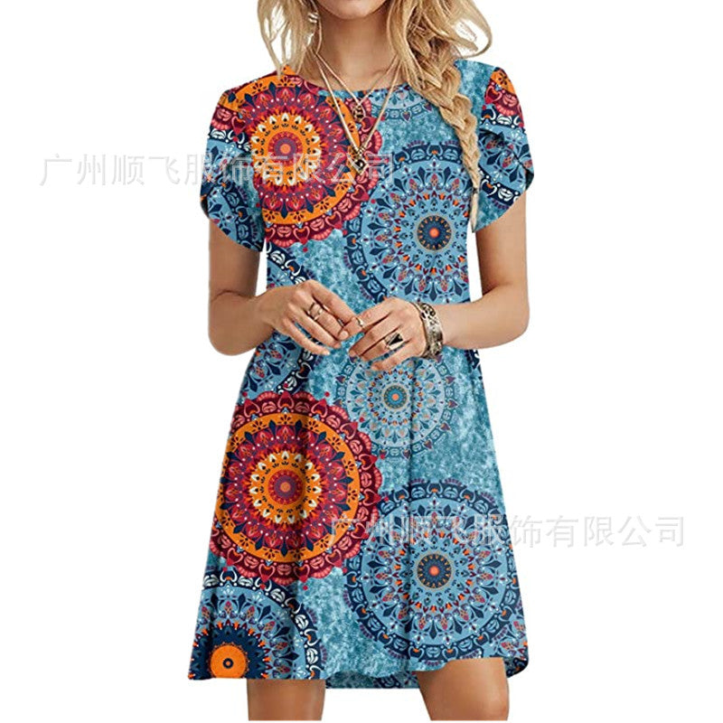 Printed Pocket Dress