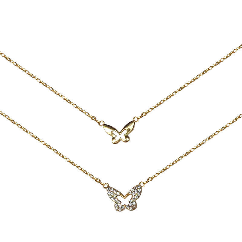 Butterfly Layered Necklace