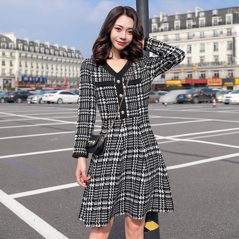 Vintage Knit Midi Dress