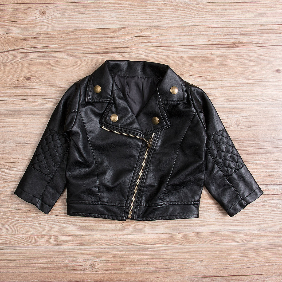 Boys' Faux Leather Jacket