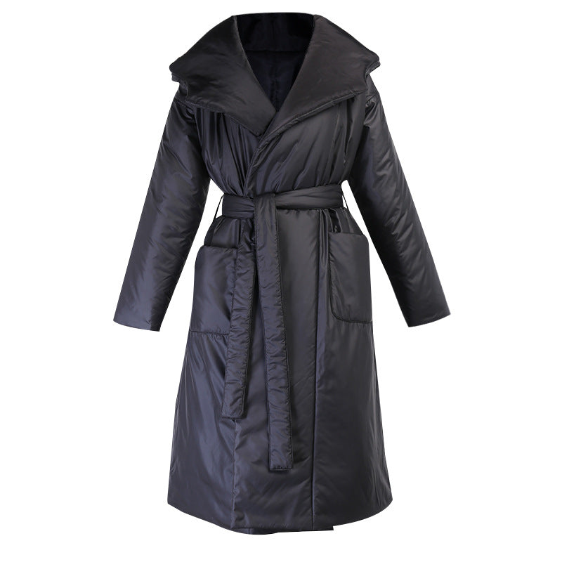 Long Hooded Padded Jacket