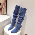 Pointed Slouch Stiletto Boots