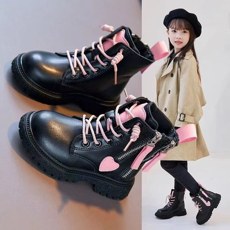 2023 Winter Girls' Martin Boots - Warm Cotton Short Boots