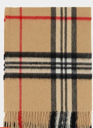 Thick Plaid Blanket Scarf