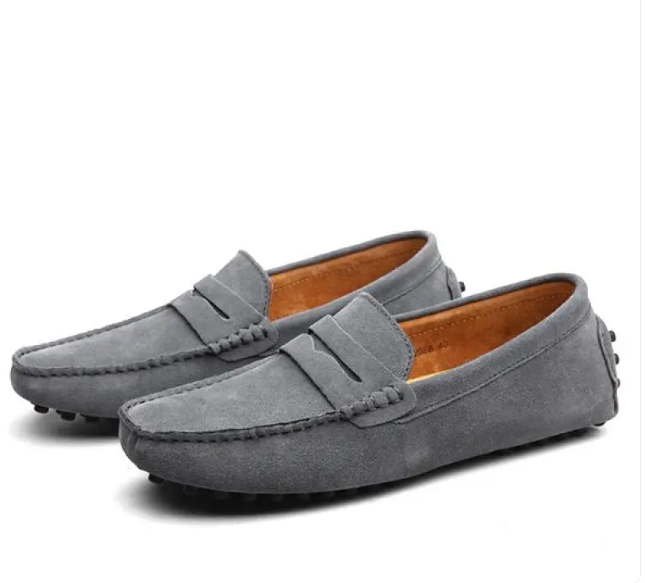 Men's Suede Driving Moccasins