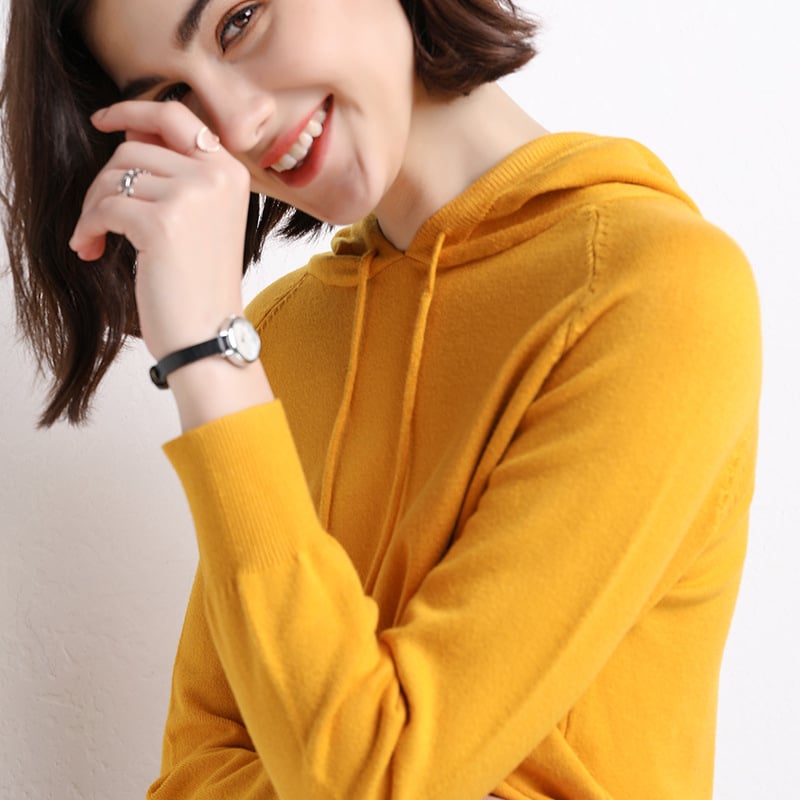 Thin Hooded Sweater