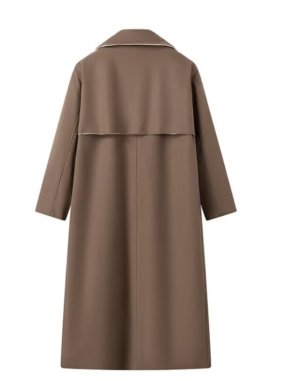 Long Wool Wrap Coat