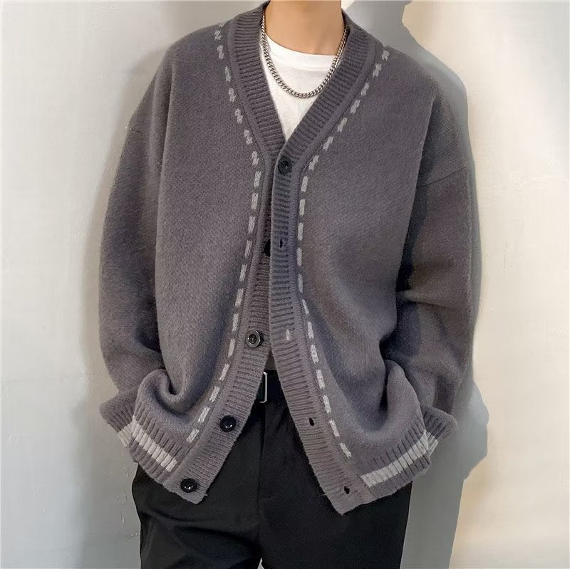 Retro Argyle Cardigan