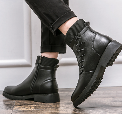 Trendy Ankle Martin Motorcycle Boots for Women