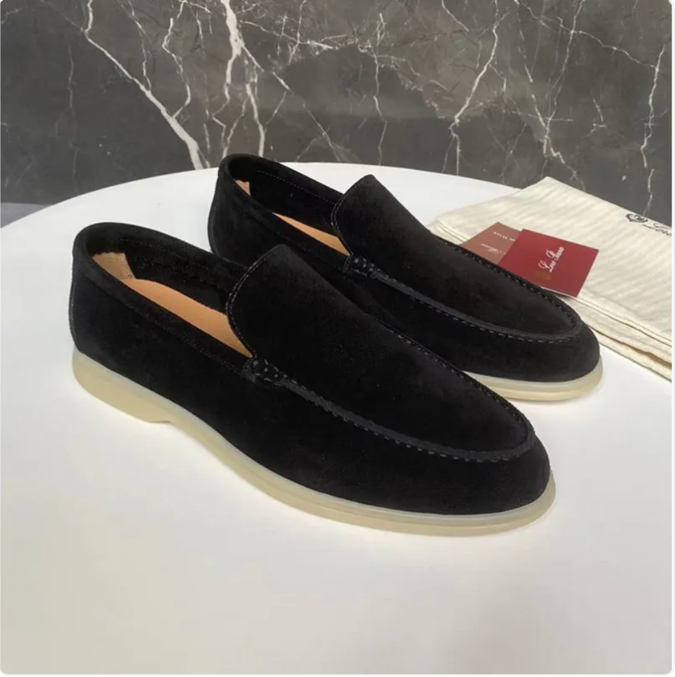 Men's Suede Slip-On Shoes