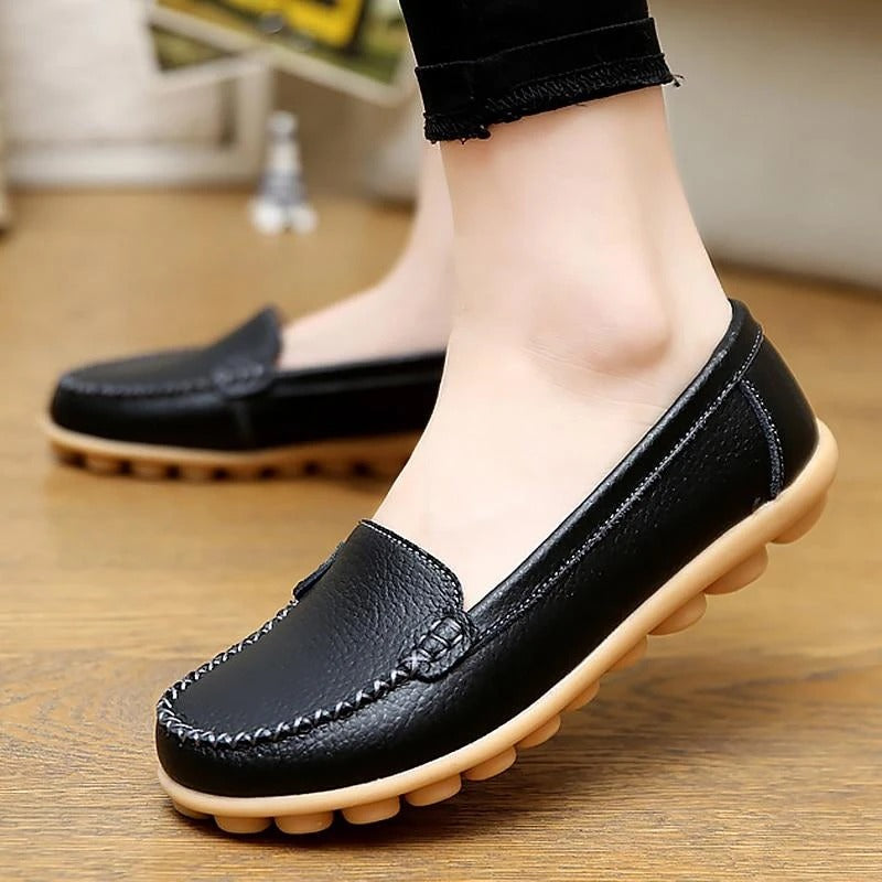 Soft Leather Driving Loafers