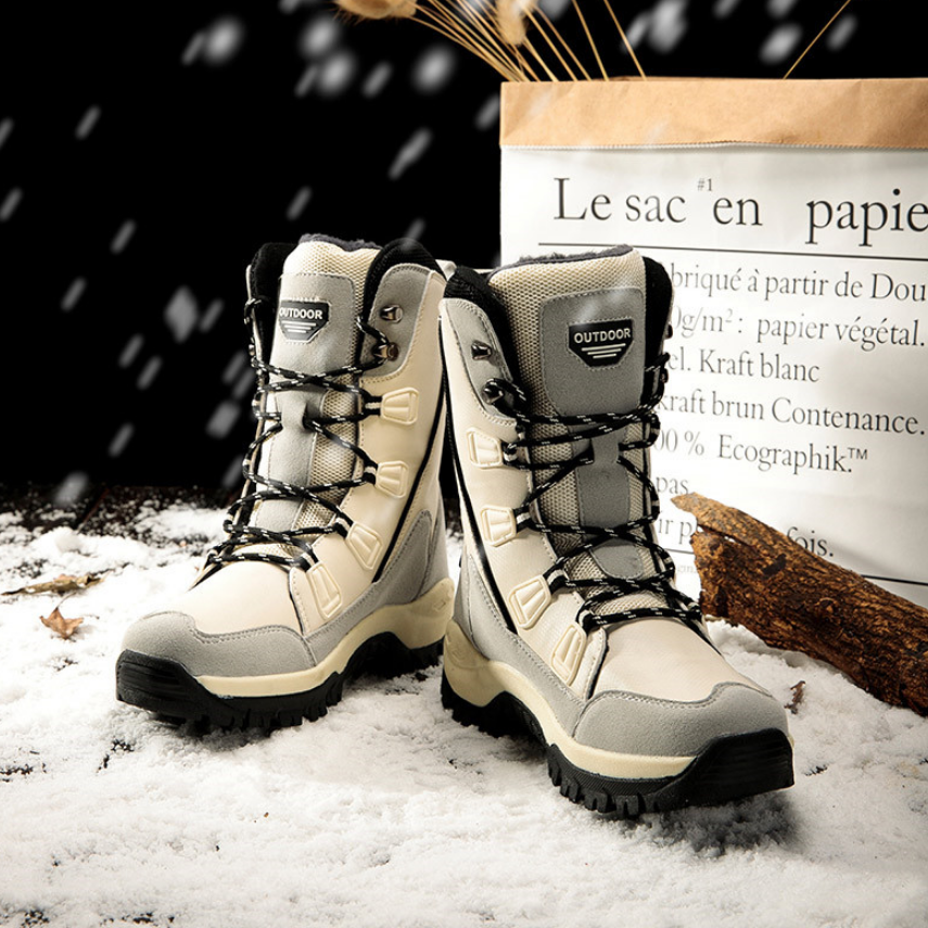 Fleece Lined Waterproof Snow Boots for Women