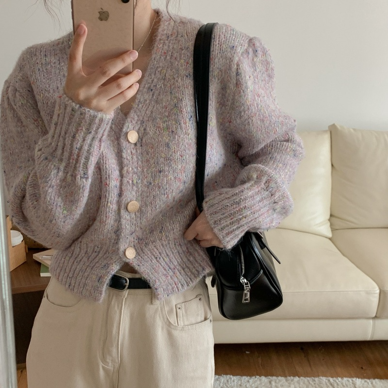 Colorful Dot Cardigan