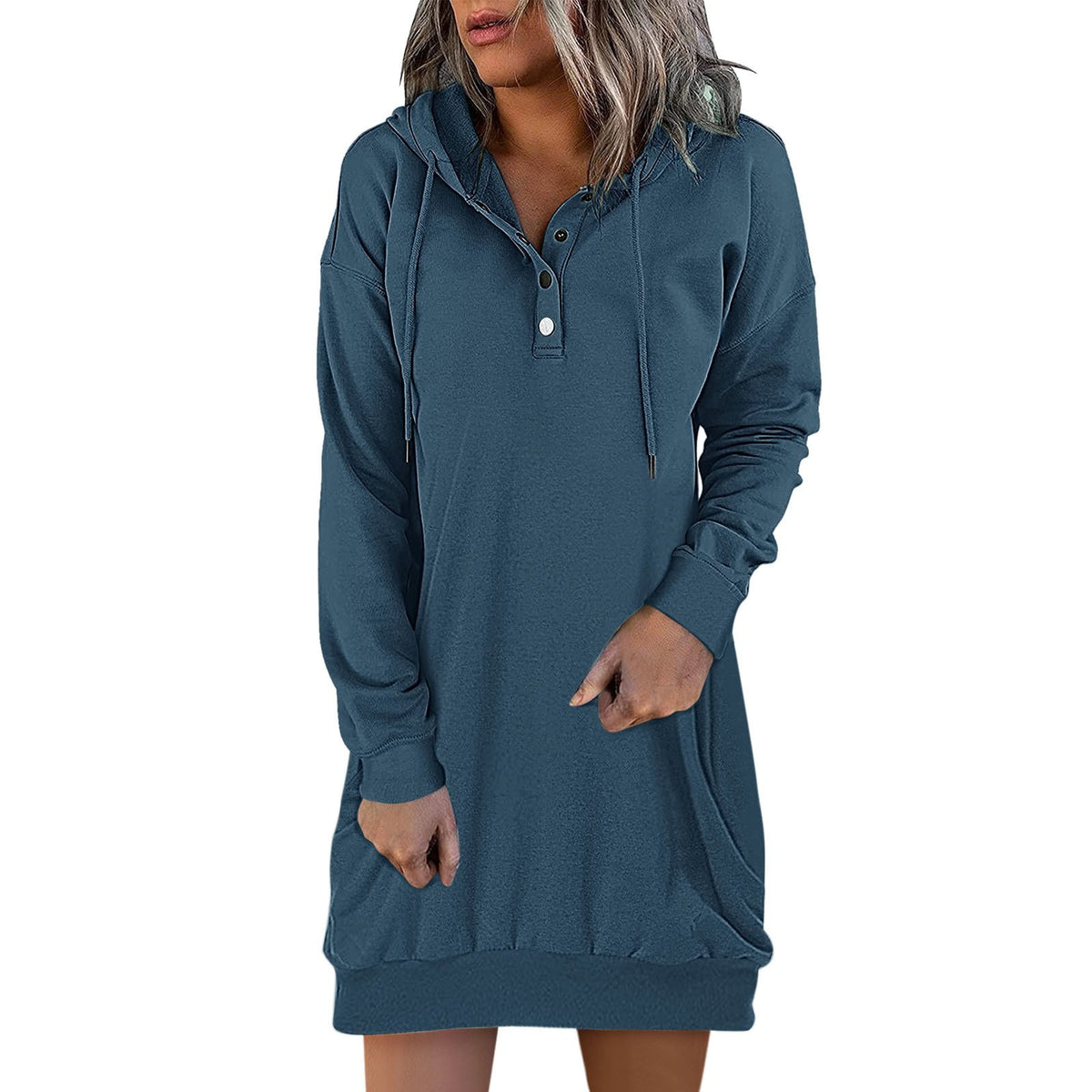 Drawstring Hooded Sweater