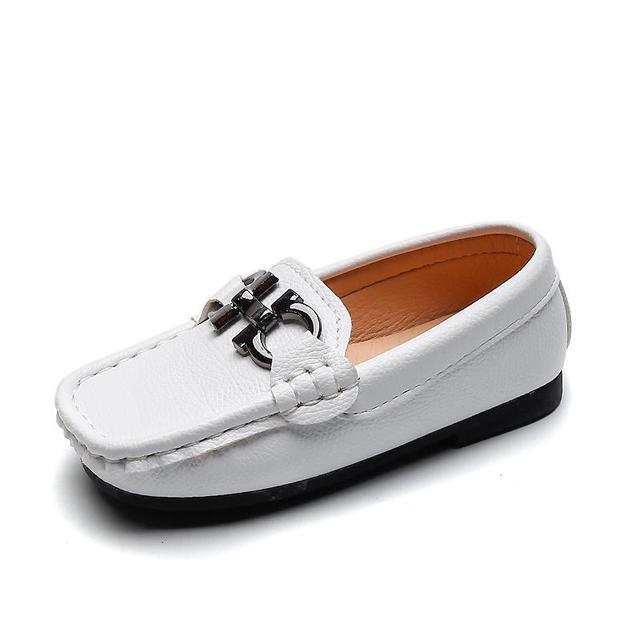 Boys' Leather Penny Loafers
