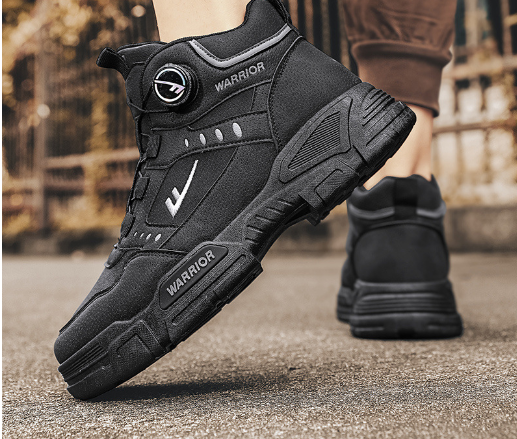 Huili 2024 Spring Martin Boots for Men - Casual High Tops
