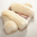 Girls' Faux Fur Trim Coat