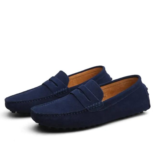 Men's Suede Driving Moccasins