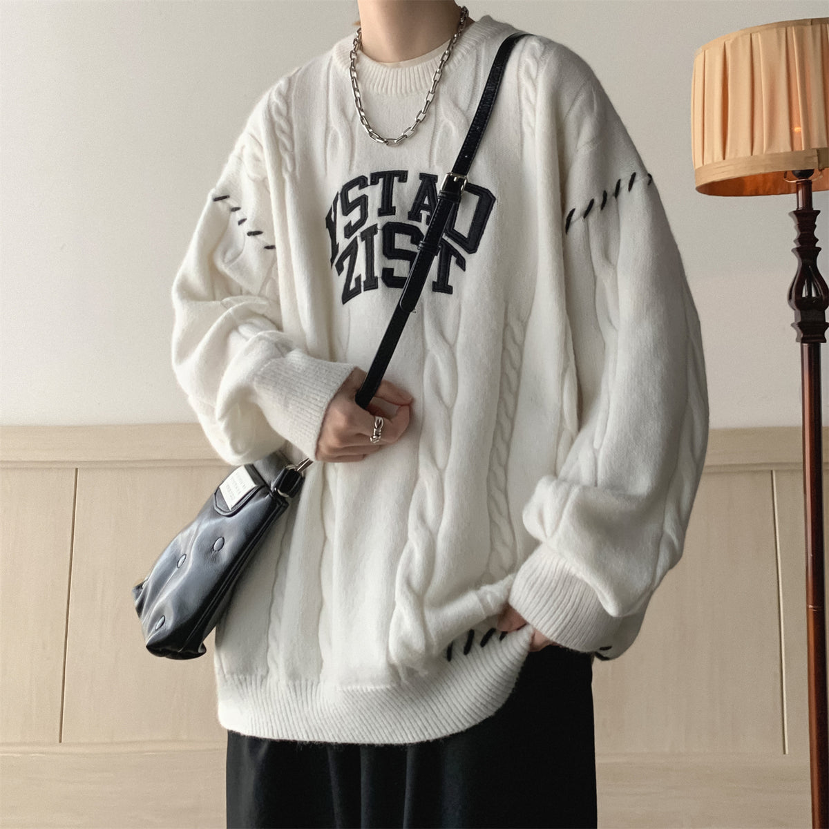 Cable Knit Coat