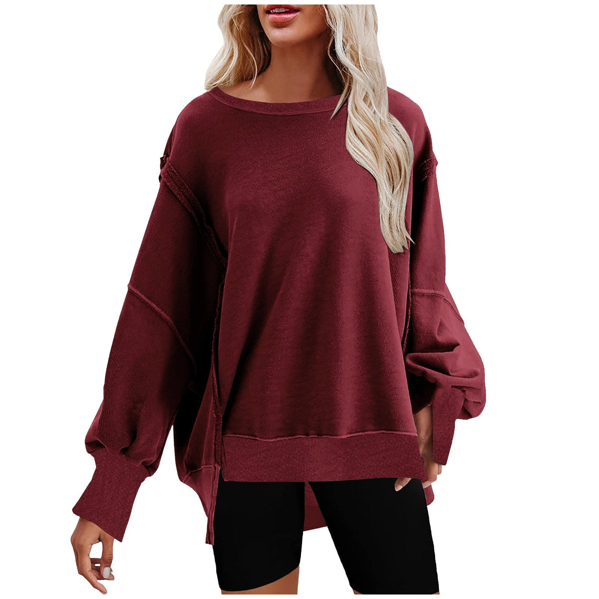 Relaxed 3/4 Sleeve Sweater