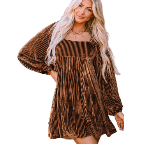Loose Long Sleeve Dress