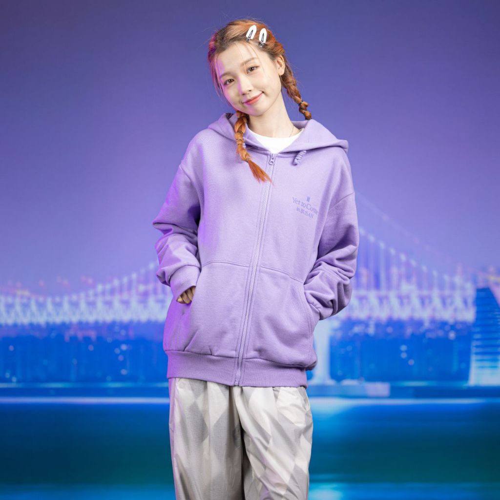 Purple Zip Hoodie