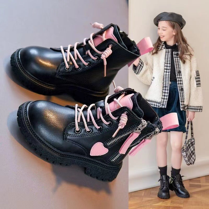 2023 Winter Girls' Martin Boots - Warm Cotton Short Boots