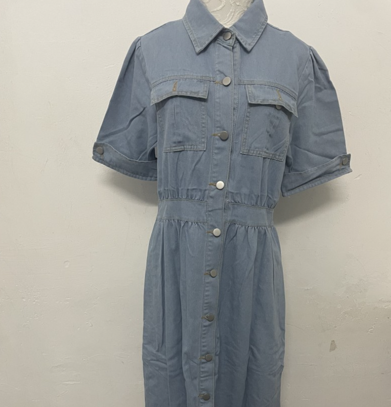 Denim Shirt Dress