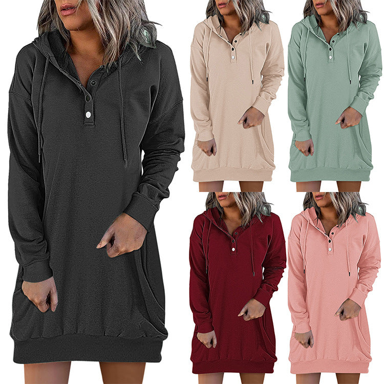 Drawstring Hooded Sweater