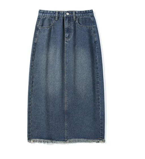Statement Denim Skirt