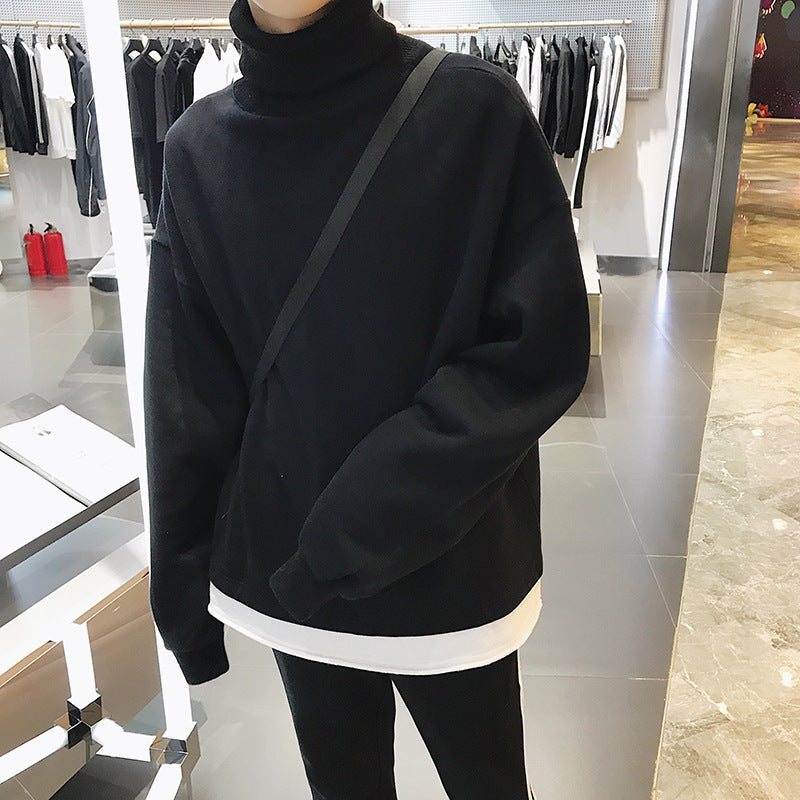 Fleece High Neck Hoodie