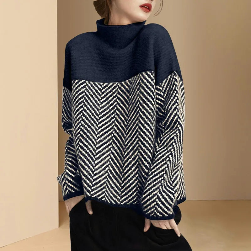 Wool-Blend Turtleneck