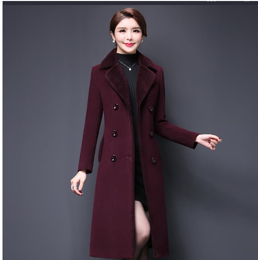 Long Tailored Wool Coat